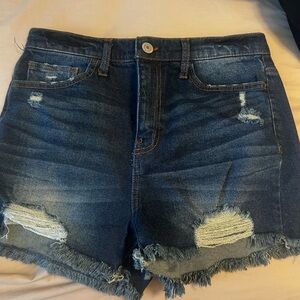SO high rise mom Jean short size 9